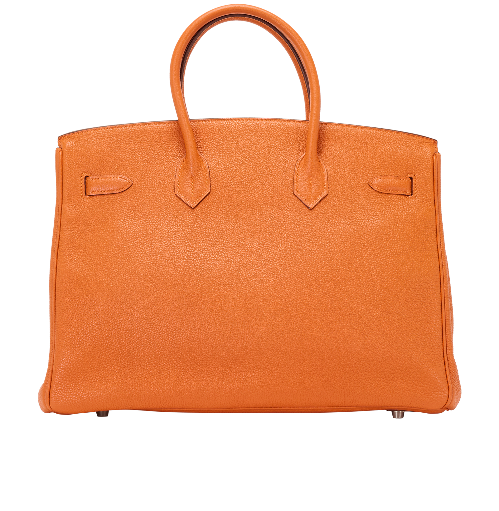 Birkin 35 In Orange Togo Leather, &pound;12,000, Handbags, Orange, Leather, Back view